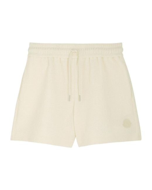 Moncler Natural Terry Shorts