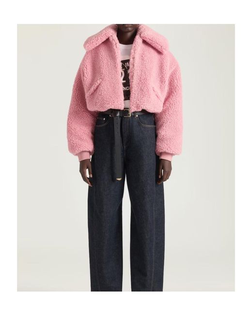 Givenchy Pink Cropped Blouson