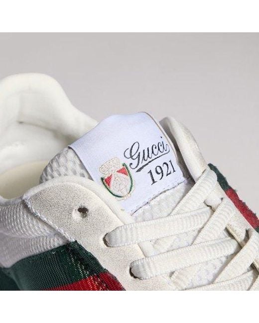 Gucci White Tempo Sneaker