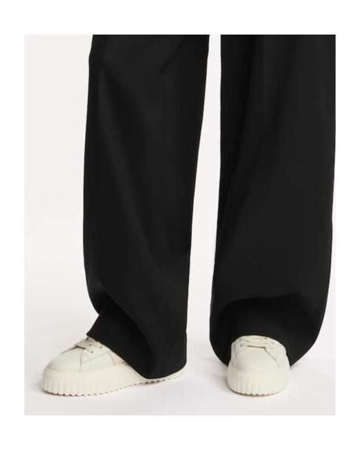 Hogan White H-Stripe Logo Printed Sneakers