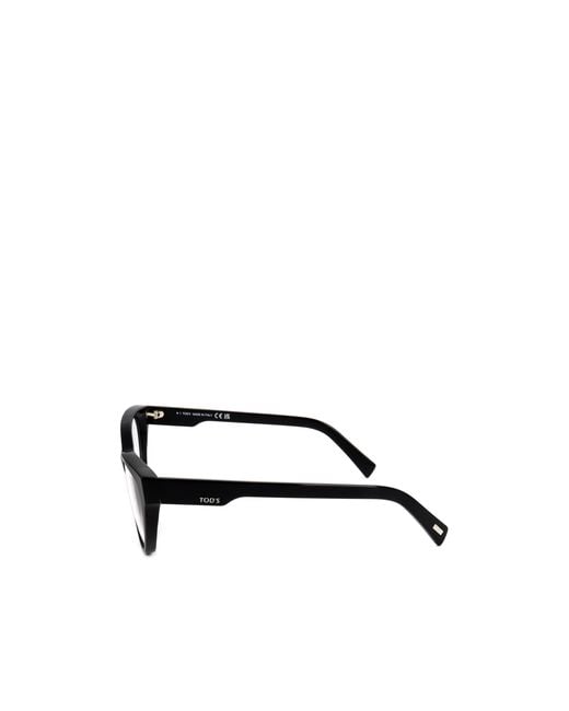 Tod's White Cat-Eye Flat Mirror