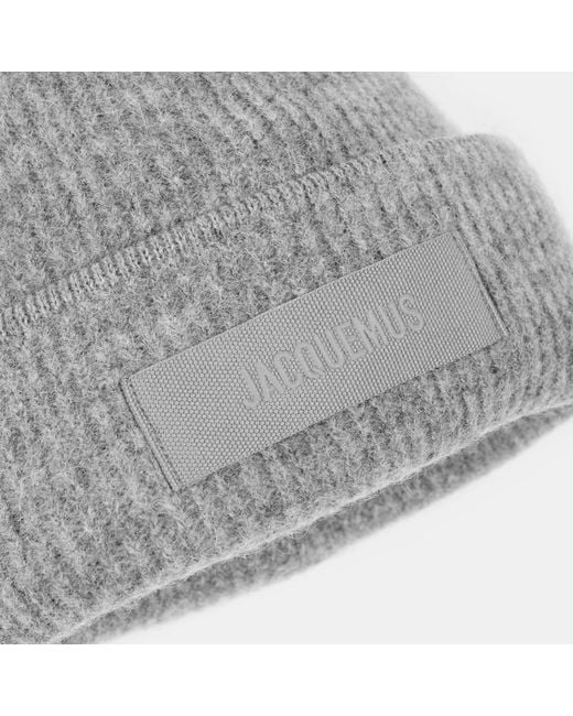 Jacquemus Gray Dark Wool Hat
