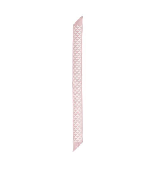 Prada Pink Pattern-Printed Scarf