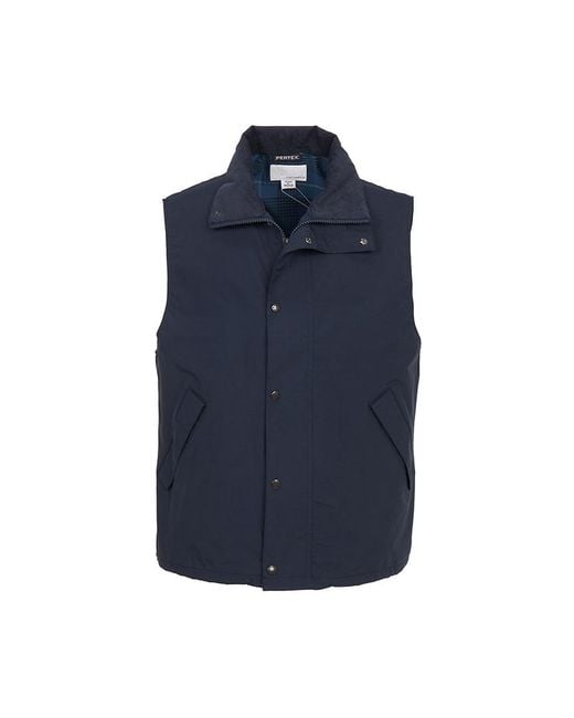 Nanamica Blue 2L Pertex Unlimited Field Vest for men