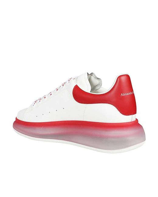 McQueen White Tie Low-Top Sneakers for men