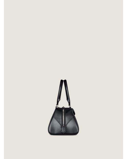 Givenchy Black Antigona East West Small Top Handle Bag