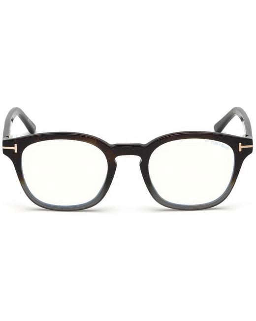 Tom Ford White Eyewear Square Frame Glasses for men
