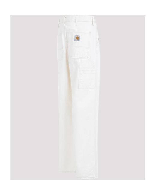 Carhartt White Belt Loop Belt Casual Pants for men
