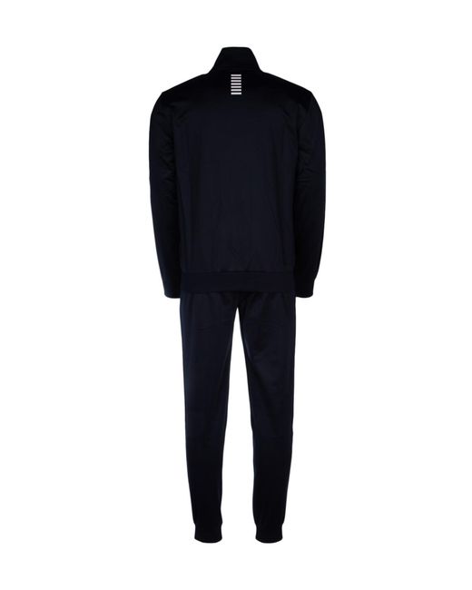 EA7 Blue Logo Casual Wear Set for men