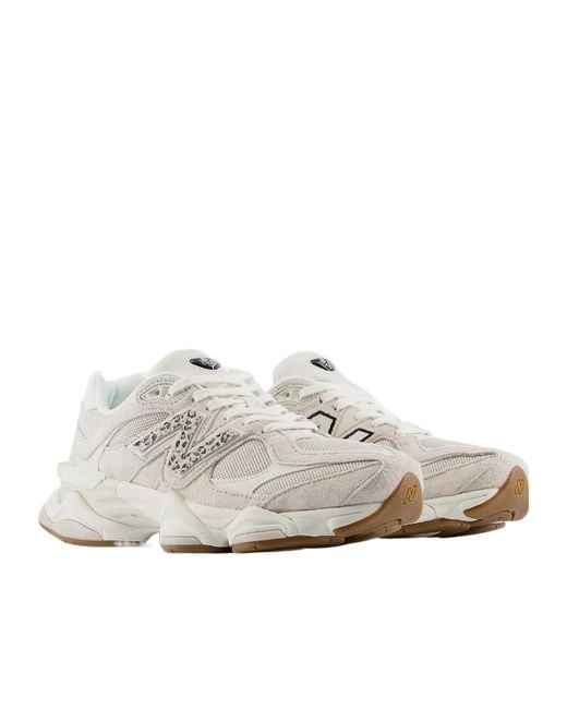 New Balance White 9060 Shoes for men
