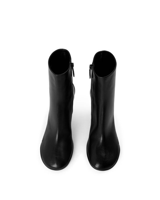 Balenciaga Black Solid Color Ankle Boots