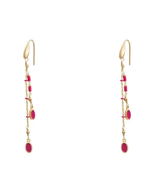 Isabel Marant White Hoop Earrings