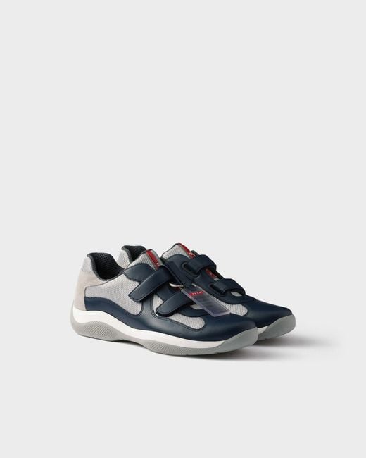 Prada Linea Rossa Blue Prada Americas Cup Original Sneakers for men