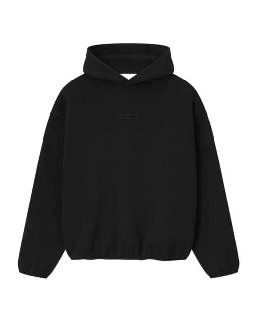 Fear Of God Black Modern Fleece Hoodie for men