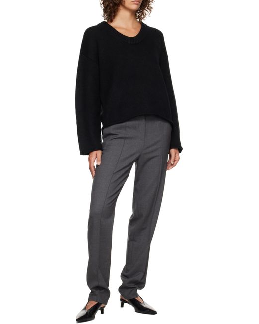 Loulou de Saison Black Derry U-Neck Sweater