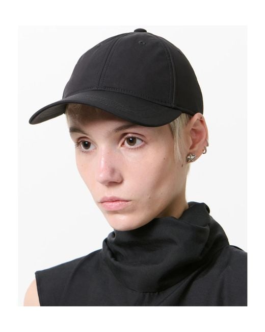 Our Legacy Black Muted Scuba Wide Curved Brim Baseball Cap for men