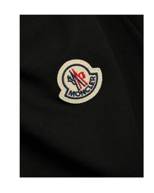 Moncler Black Three-Piece Cotton T-Shirt Set for men