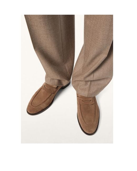 Loro Piana Brown Sergio Loafer for men
