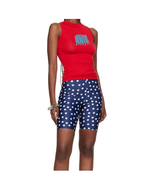 Jean Paul Gaultier Red The Junior Gaultier Tank Top