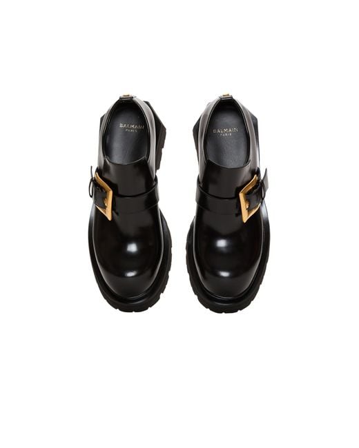 Balmain Black Anthem Loafers