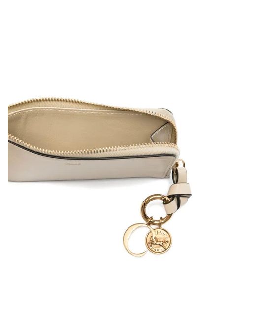 Chloé Natural "Alphabet" Large Wallet