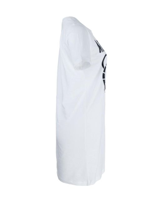 Moschino White Logo Dress