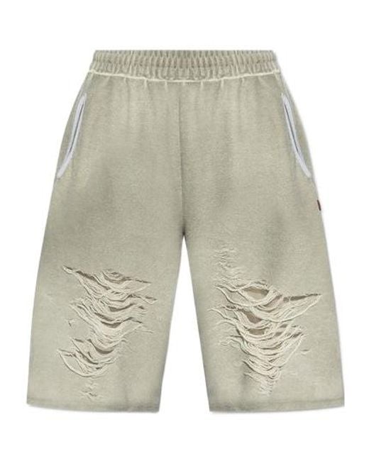 DIESEL Natural P-Perc-Short Distressed Shorts for men