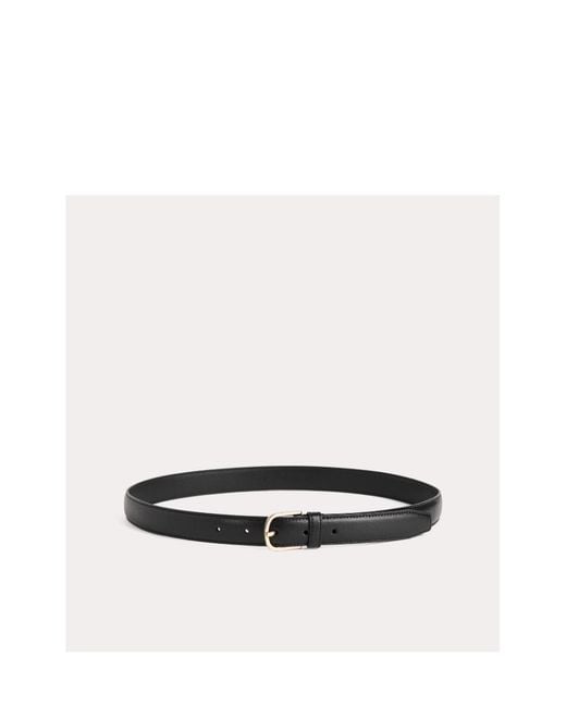 Totême White Totême Buckled Slim Belt
