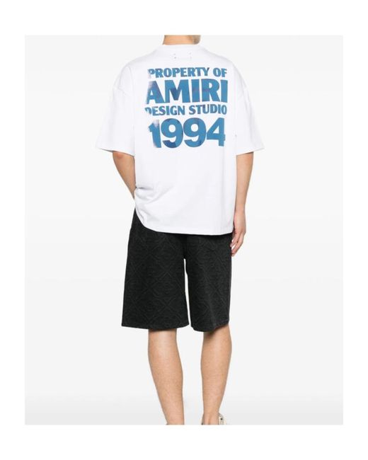 Amiri White Short-Sleeve T-Shirt for men