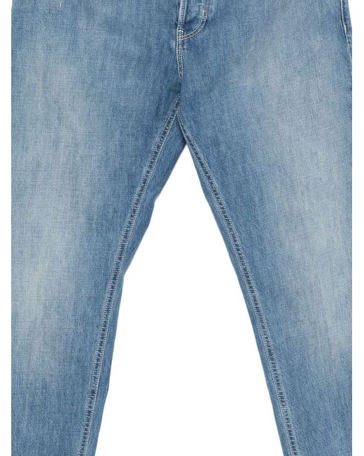 Pt Pantaloni Blue Button-Fastening Jeans for men