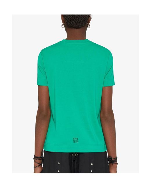 Givenchy Green Slim Fit T-Shirt