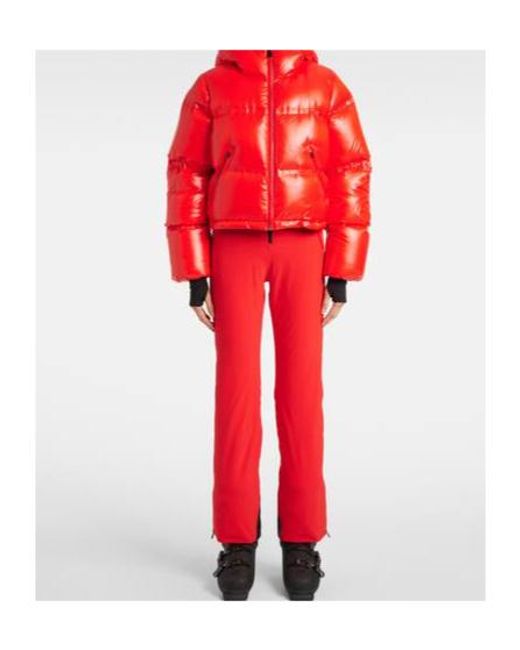 Aztech Mountain Red Minnie Nuke Suit Down Ski Jacket