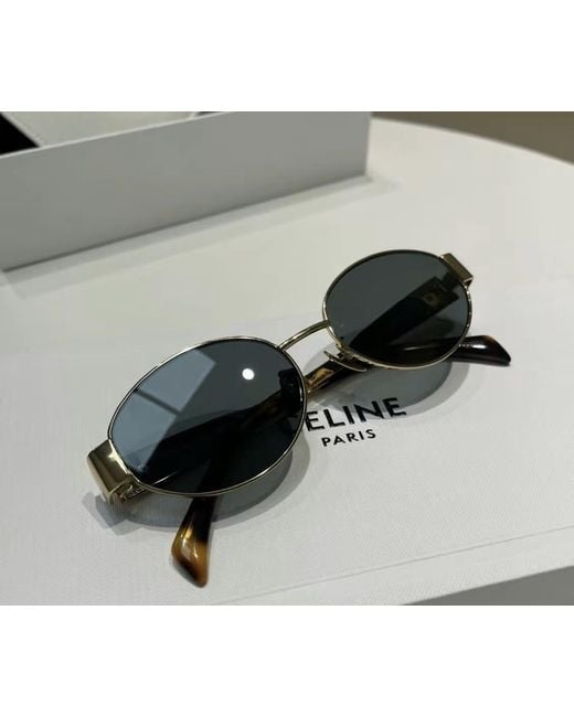 Céline Green Triomphe Metal 01 Sunglasses