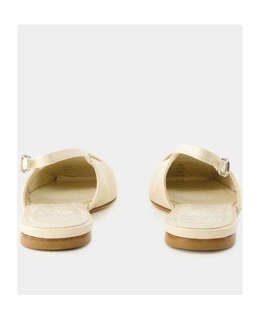 Aeyde Natural Liya Slingback Flats
