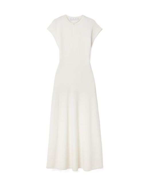 Proenza Schouler White Melanie Ribbed Long Dress