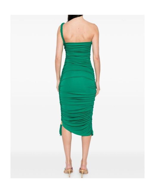 Jonathan Simkhai Green Pleated Midi Dress
