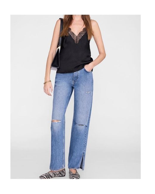 Anine Bing Black Mael Camisole