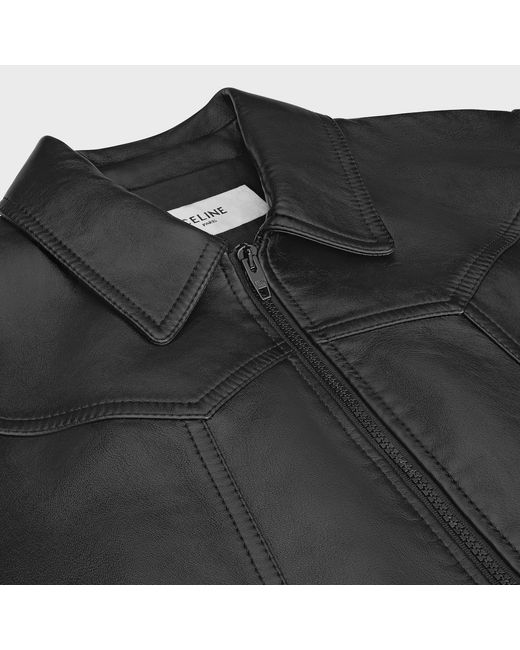 Céline Black Loose Blouson Jacket for men