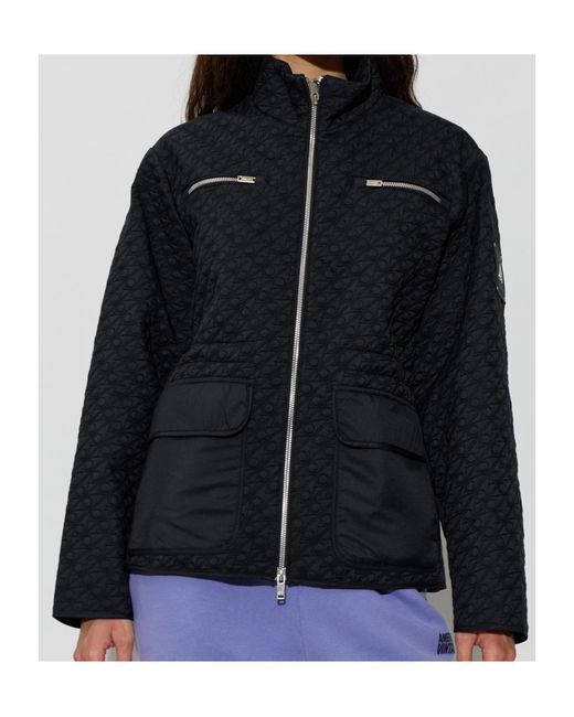 Moose Knuckles Black Quilted Puffer Jacket