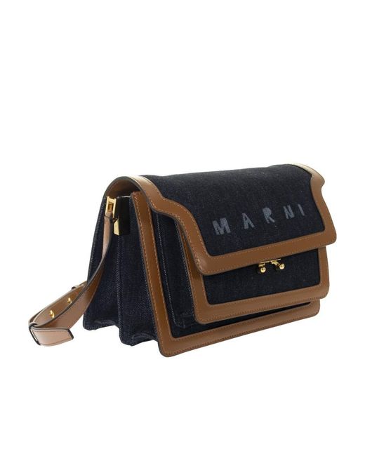Marni Black Trunk Crossbody Bag