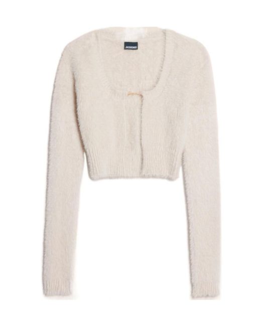 Jacquemus White Knit Cardigan