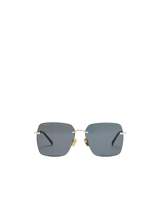 Gucci Blue Frame Sunglasses