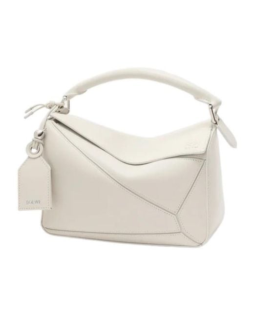 Loewe White Single-Handle Crossbody Bag