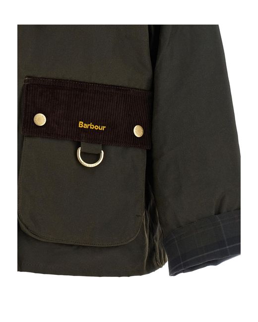 Barbour Black Long-Sleeve Casual Jacket