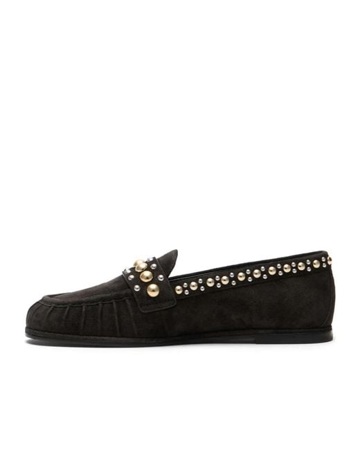 Stuart Weitzman Black Perry Loafer