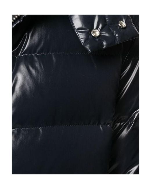 Valentino Blue Logo Patch Hooded Jacket for men