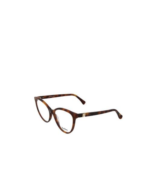 Max Mara White Cat-Eye Glasses