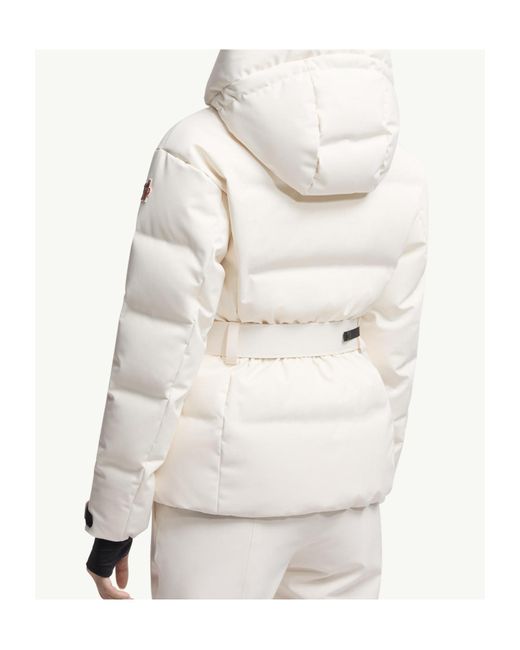 Moncler White Grenoble Tolima Ski Jacket