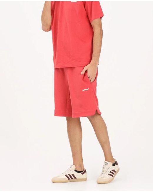 Barrow Red Iconic Bermuda Shorts for men