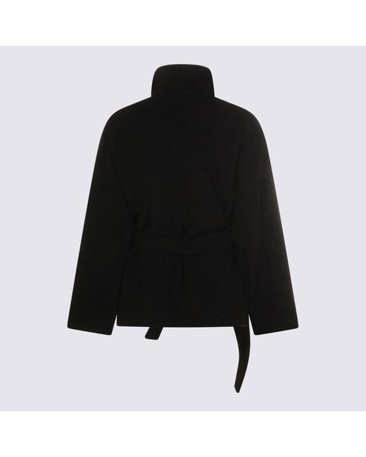 Lemaire Black Short Duffle Coat